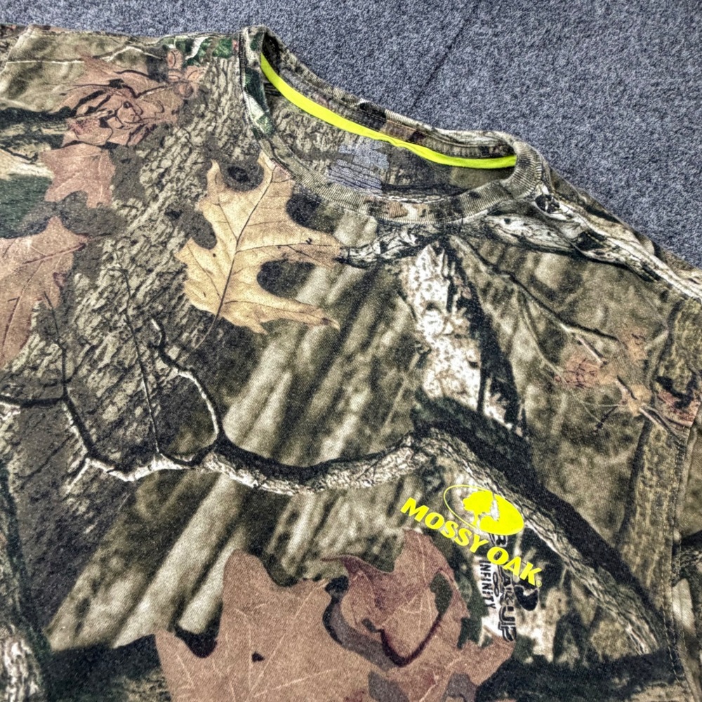 Mossy Oak Break-Up Infinity Camo T-Shirt Mens 2XL Short Sleeve Hunting Tee 0539